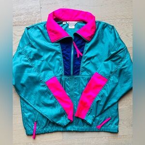VTG Columbia Women's Colorblock Lightweight
Windbreaker Jacket Thin SZ:L